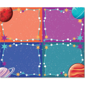 Mission to Explore Name Tags, 40 Count