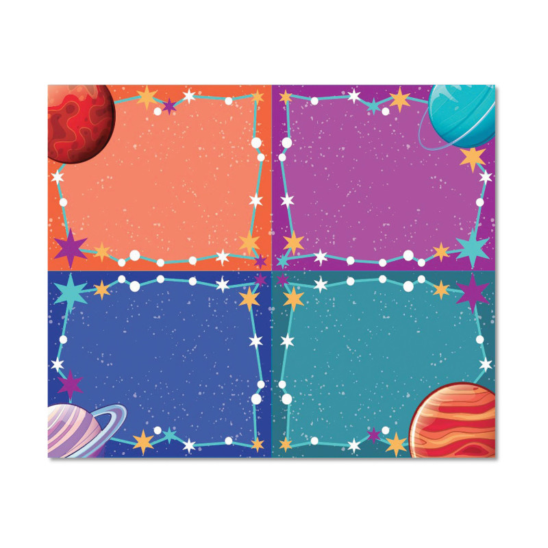 Mission to Explore Name Tags, 40 Count