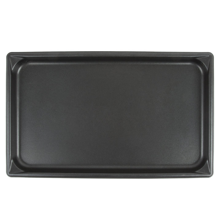 Full-size 1 ¼-inch-deep Super Pan V® stainless steel steam table pan with Steel Coat x3™ nonstick coating