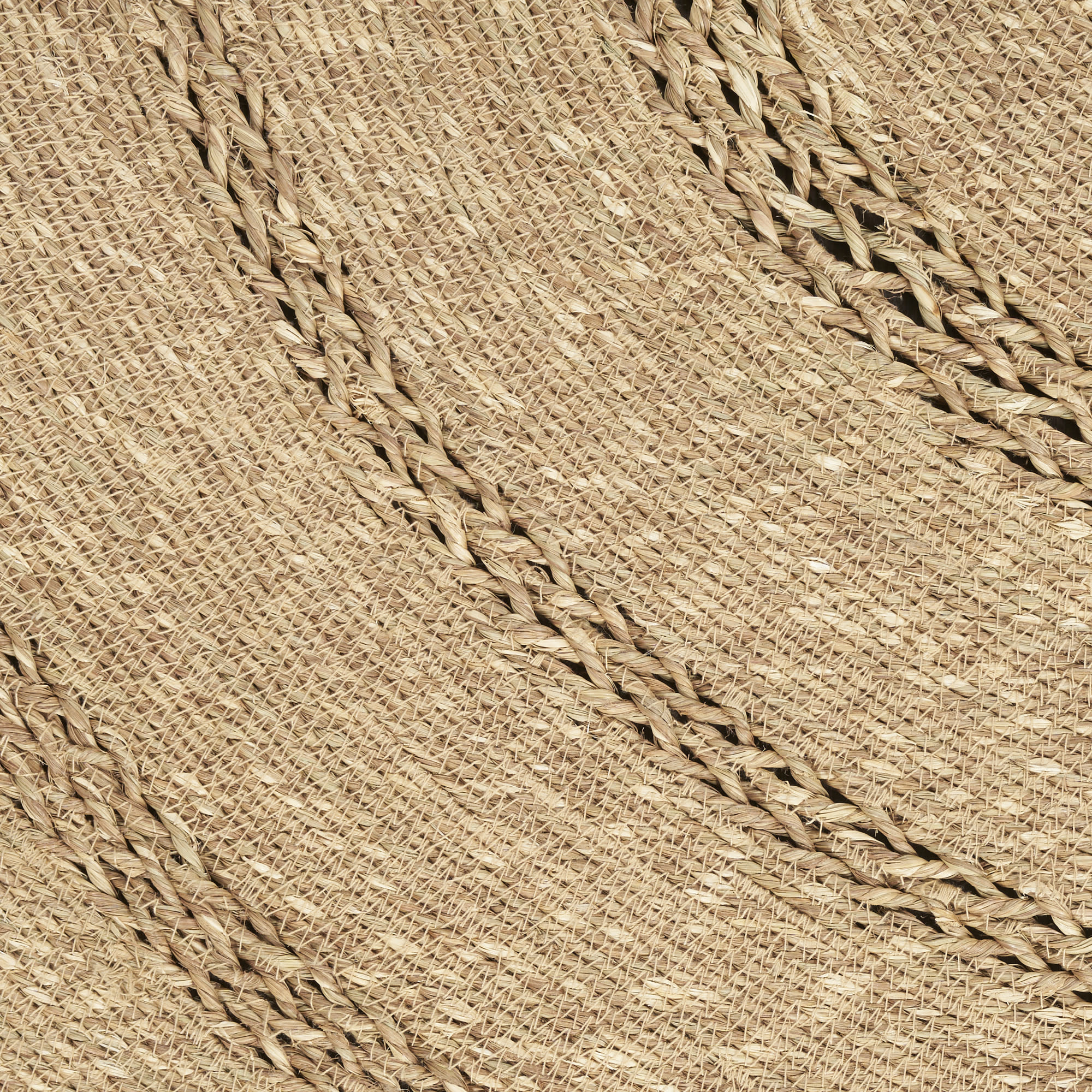 Nourison Natural Seagrass 3' x Round Natural Outdoor Rug