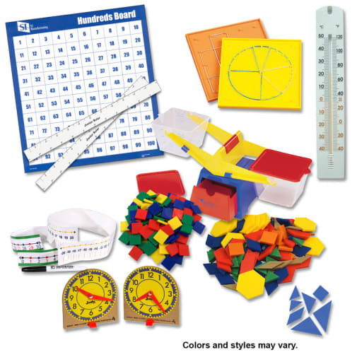 Saxon Math Manipulative Kit 2 (Basic Plastic Pattern Blocks, NO Optional Items)