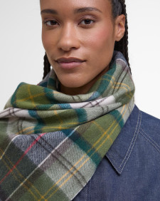 Serena Tartan Lambswool Scarf 