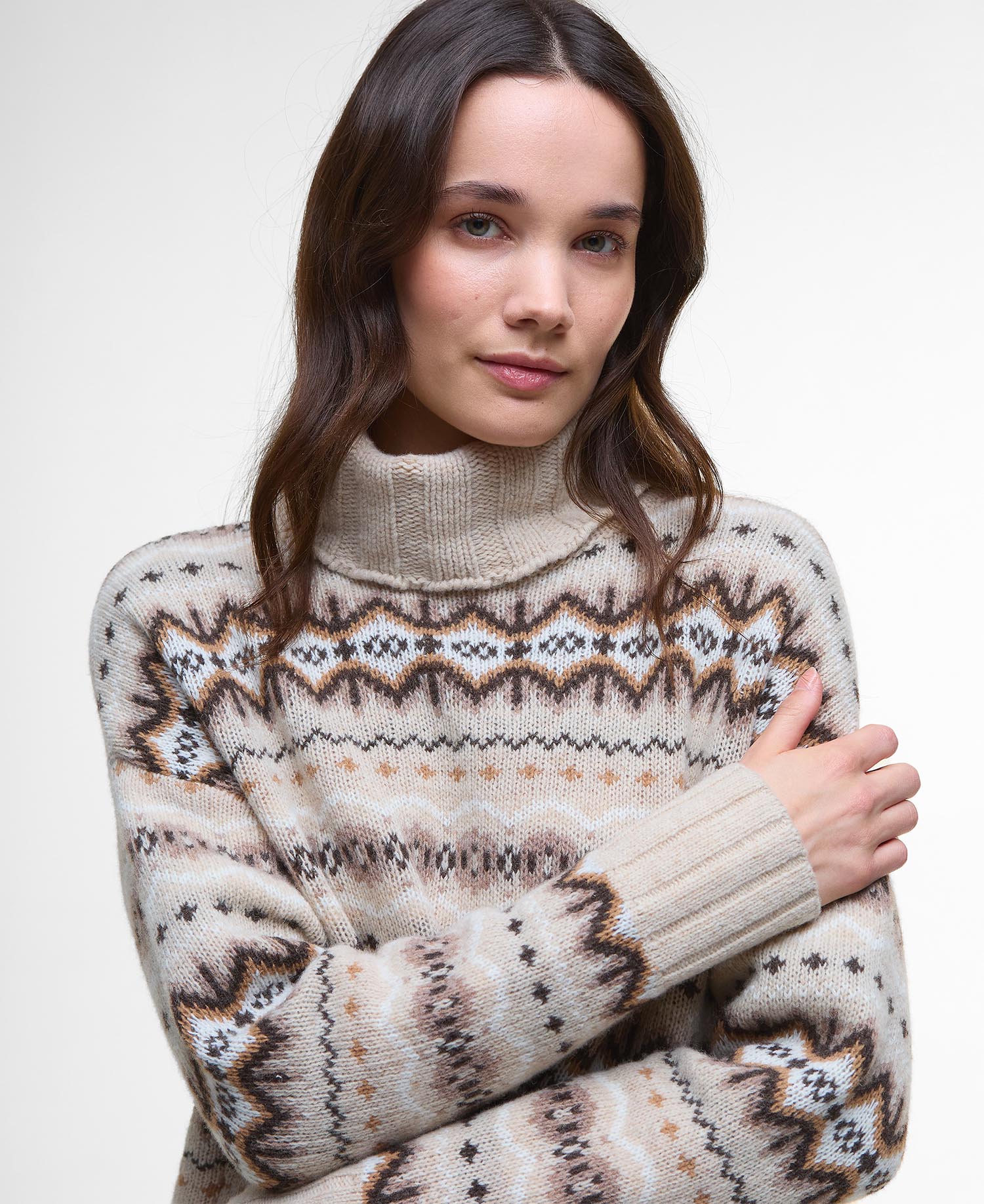 Helen Fair isle Roll-Neck Jumper image number 3