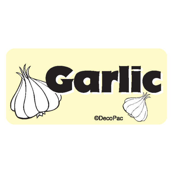 Garlic Promotional Label