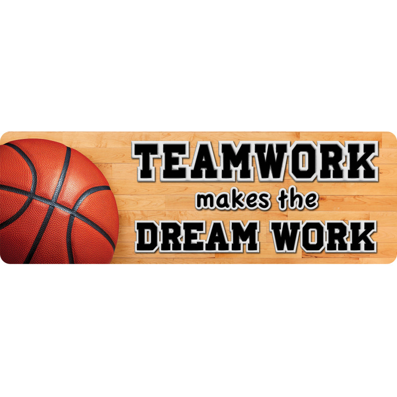 The Original Fun Mat™, Mat Runner, 15.5" x 47", Basketball Teamwork