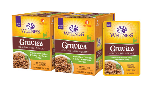 Wellness Complete Health Healthy Indulgence Gravies Chicken & Turkey Front packaging