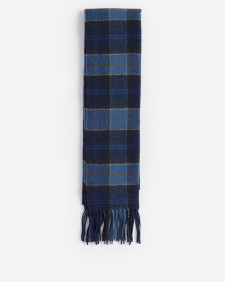 Tartan Lambswool Scarf Midnight