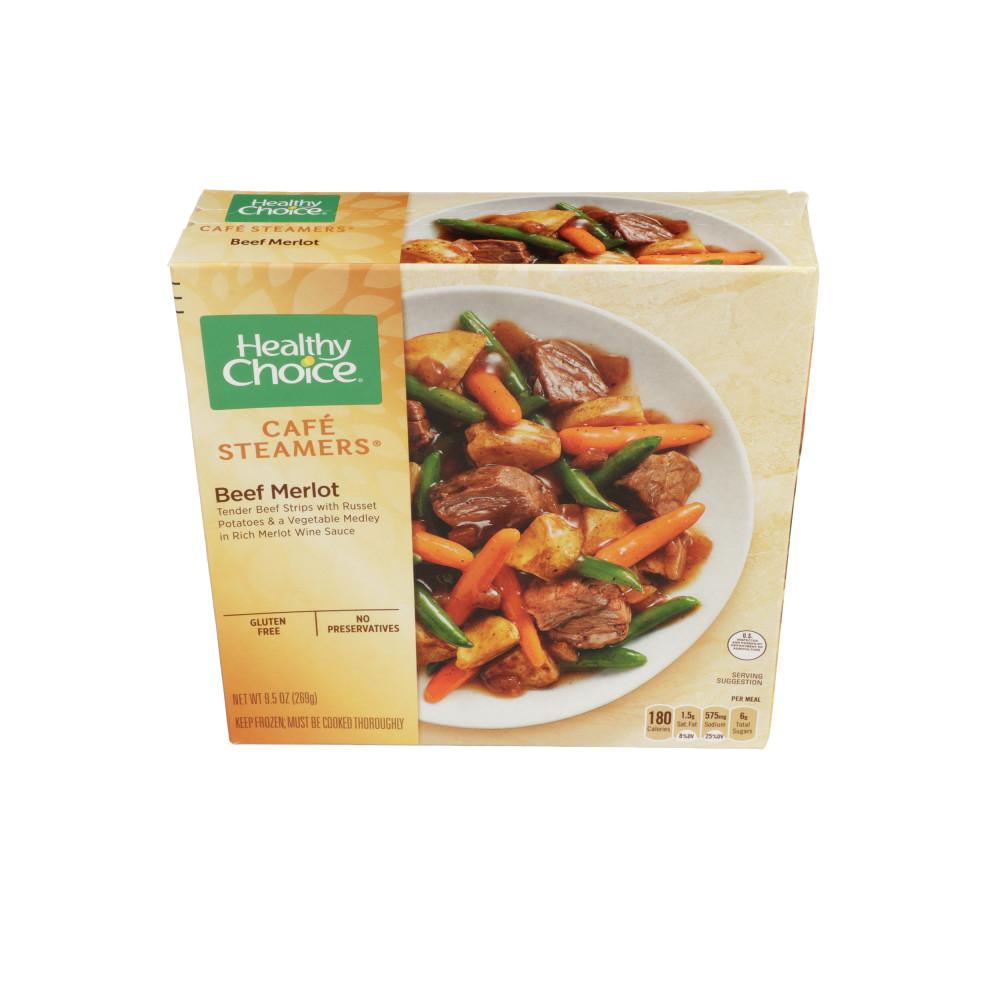 HEALTHY CHOICE Cafe Steamers Beef Merlot Conagra Foodservice
