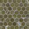 Luce Earthy 2″ Hexagon Mosaic Silk
