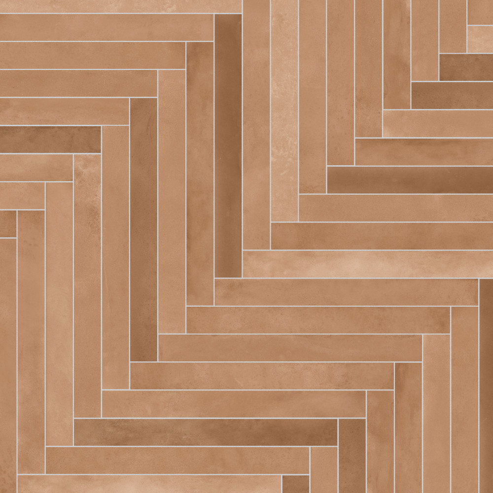 Sedona Cotto 1-7/8 in. x 17-3/4 in. Porcelain Floor and Wall Tile