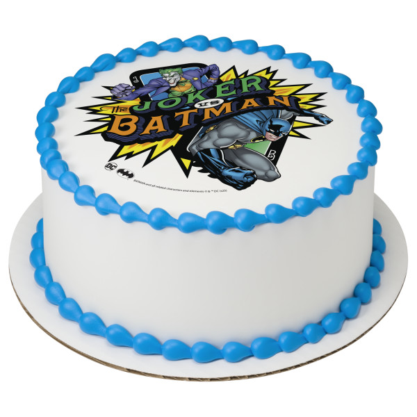 The Joker vs The Batman™ PhotoCake® Edible Image®