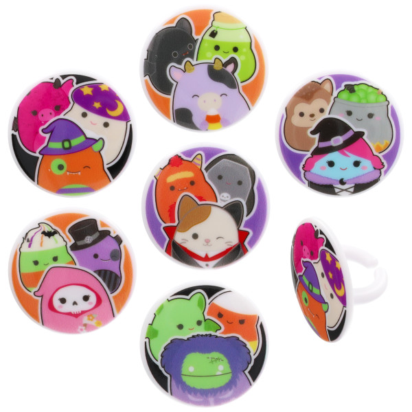 Squishmallows Halloween Squad Cupcake Rings