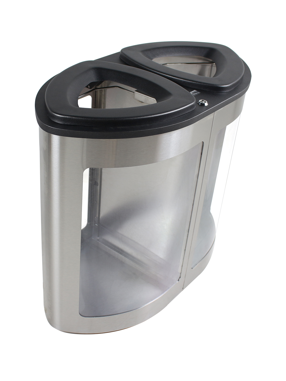 BOKA – Double – Unit – Clear – Full – Stainless Steel-Clear