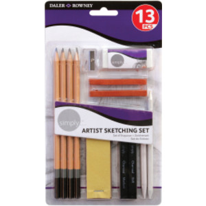 Simply... Sketching Pencils Set, 13 Pieces