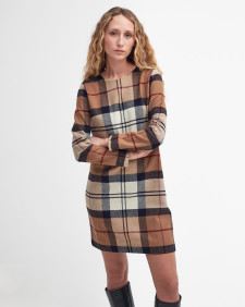 Nancy Tartan Mini Dress Hessian Tartan