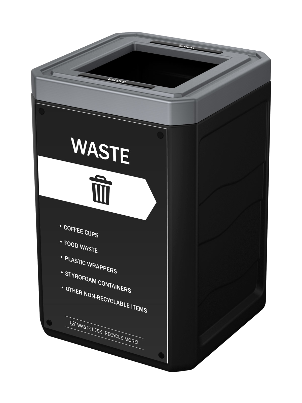 OUTLAW – Single – Kit – Waste – Full – Black