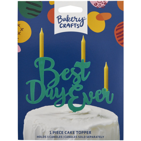 Best Day Ever Assortment Plastic Candle Holder