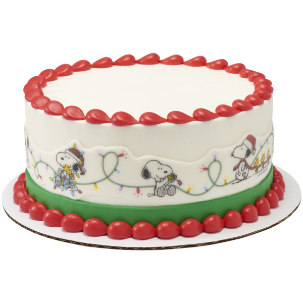 Peanuts® Snoopy® Christmas Strips SugarStyle® Edible Decorations