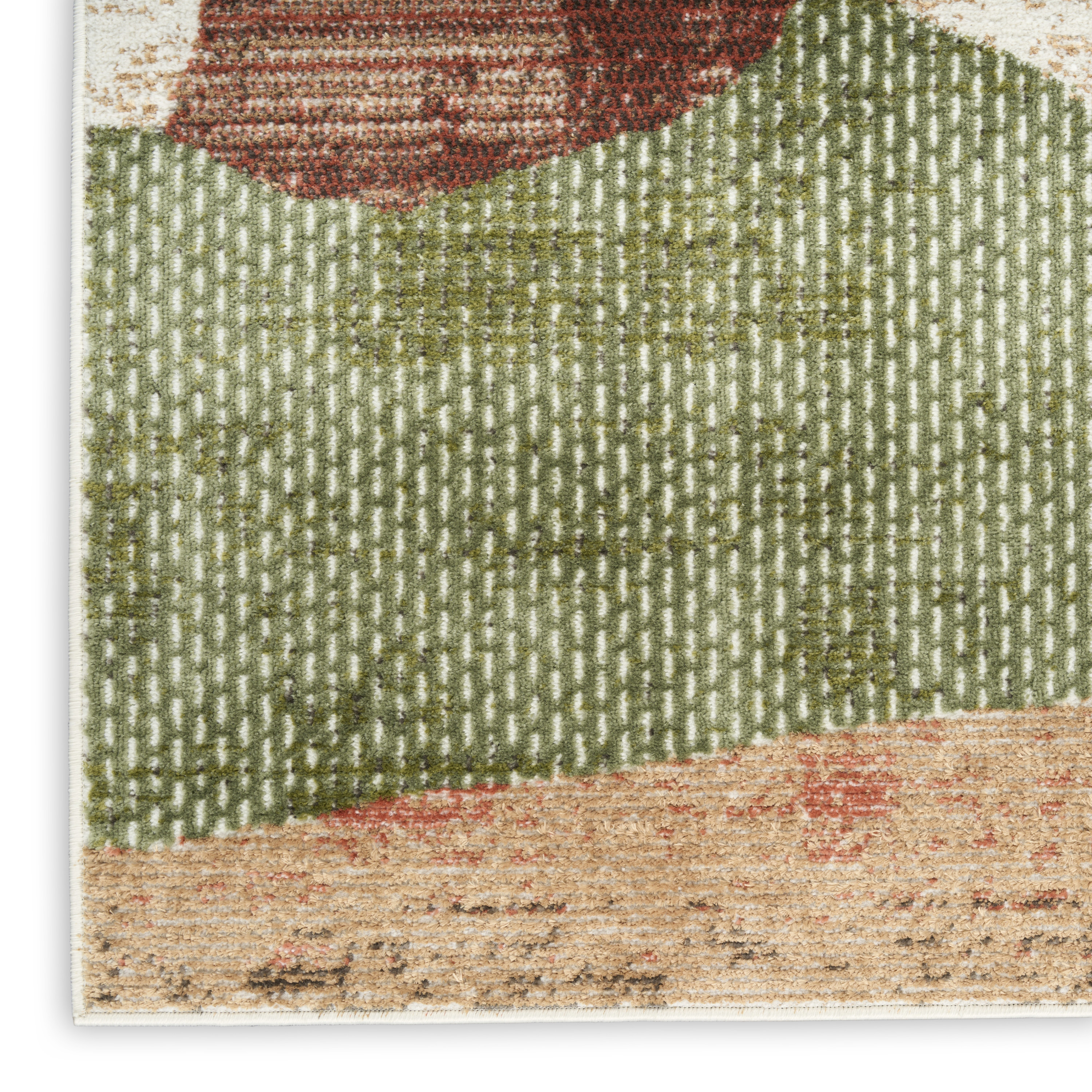 Nourison Nordic 8' x 10' Beige Multi Modern Indoor Rug
