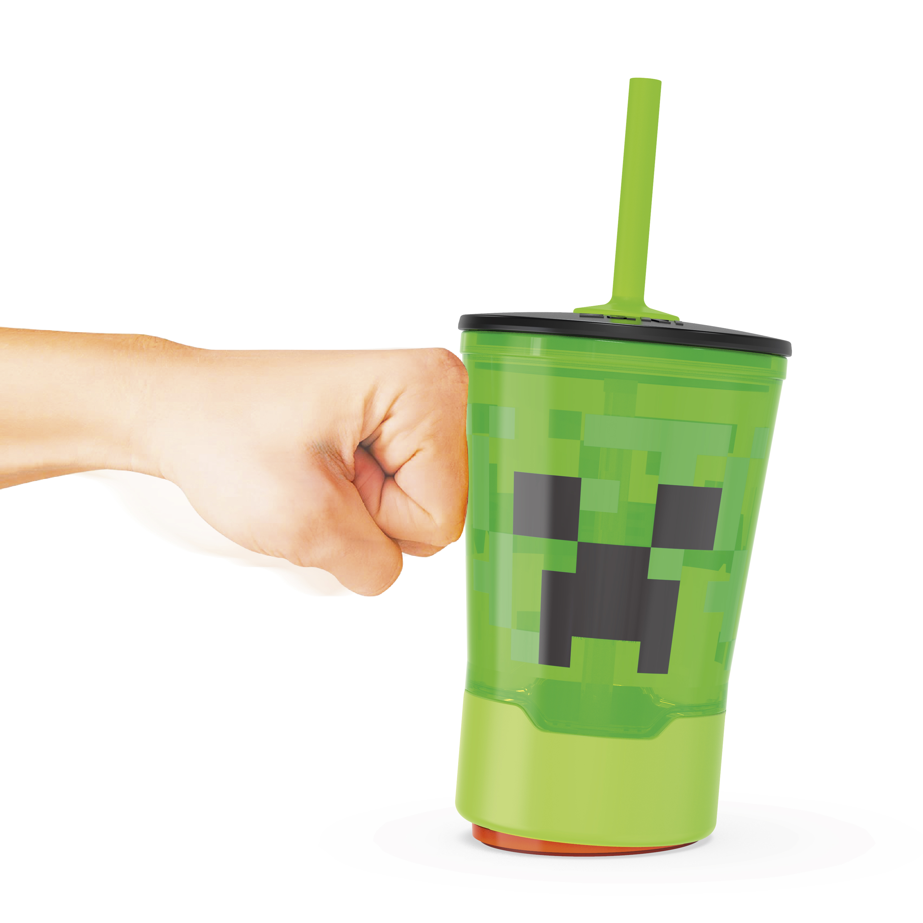Minecraft 16 ounce Mighty Mug Tumbler with Straw, Creeper slideshow image 1 Minecraft 16 ounce Mighty Mug Tumbler with Straw, Creeper slideshow image 1