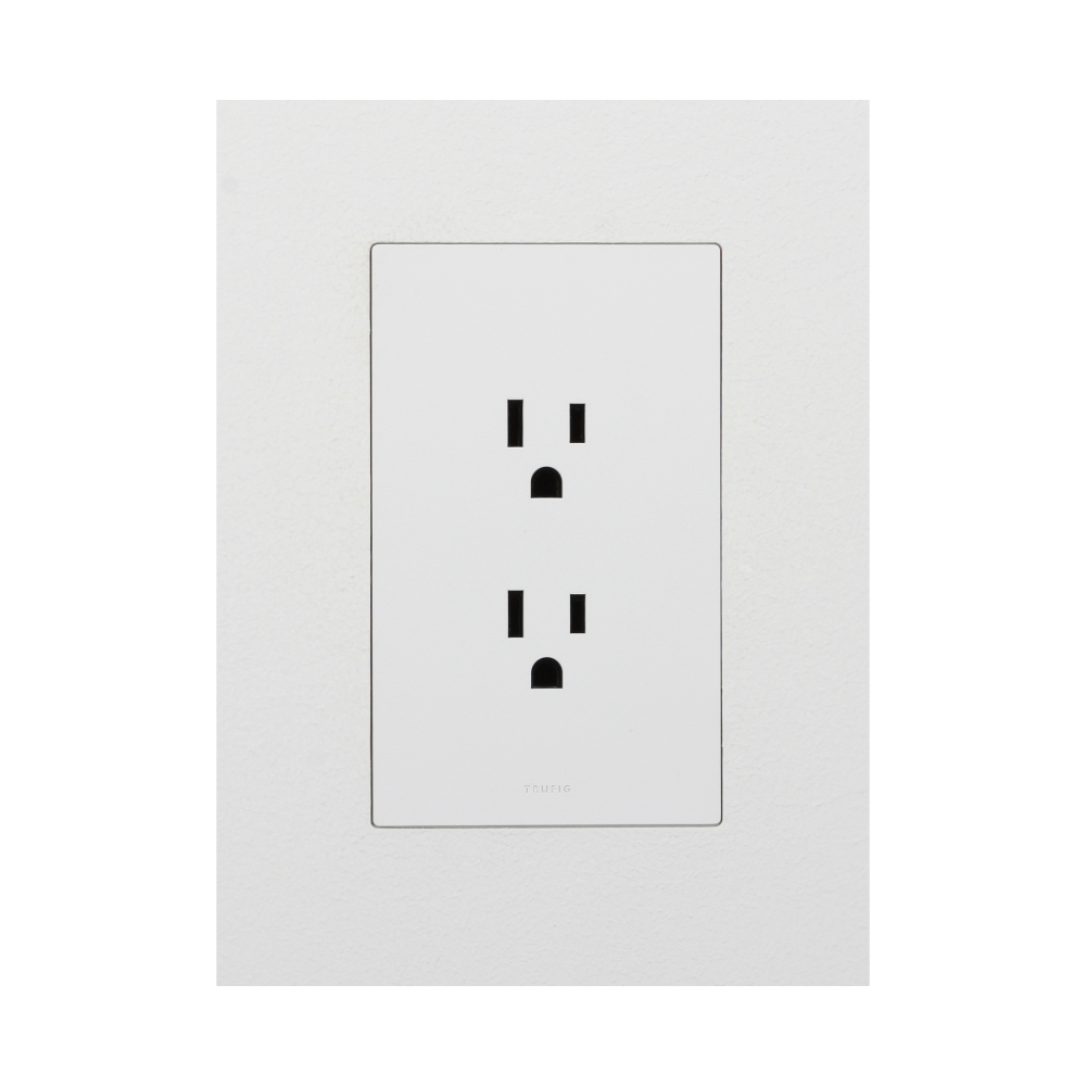 FASCIA | LEVITON RECEPTACLE 1G