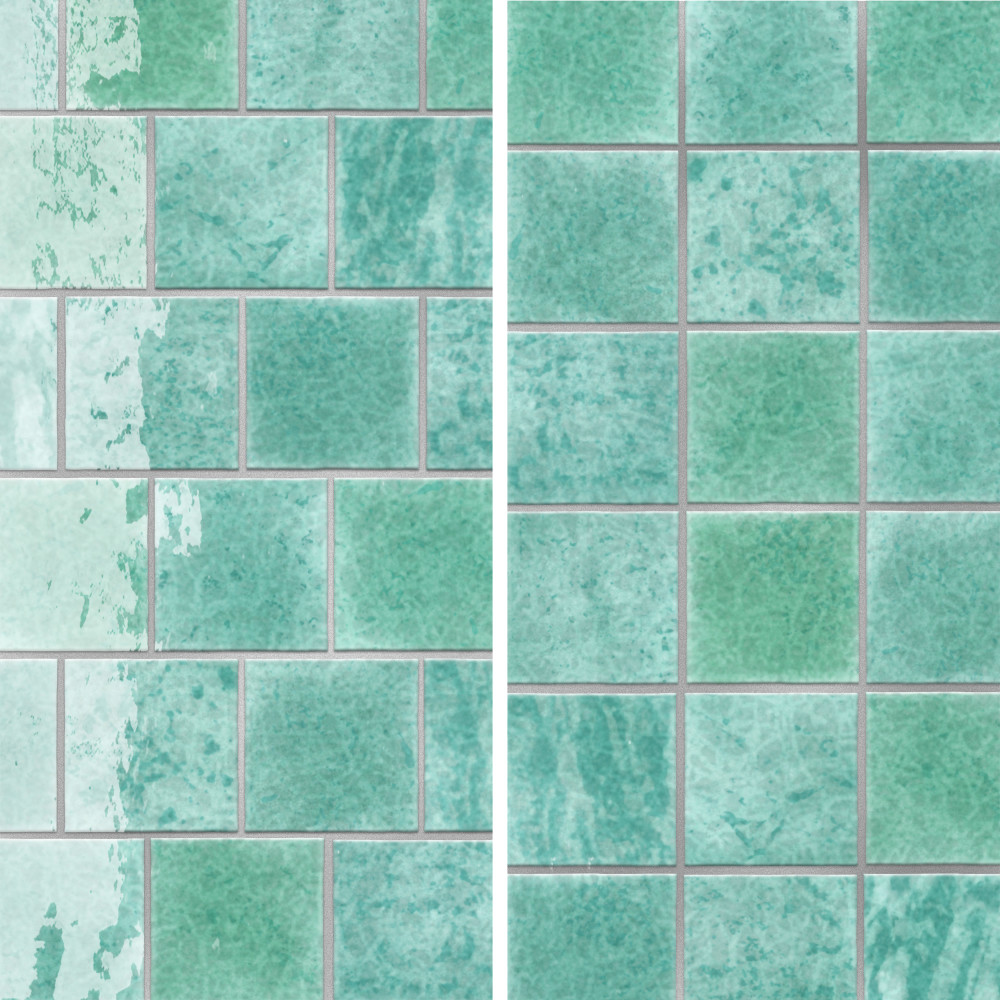 Menorca Aqua 4 in. x 4 in. Ceramic Wall Tile