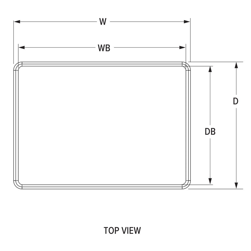 Twothirdssize WearEver® heavyduty aluminum sheet pan with natural