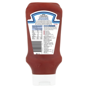  Heinz® Ketchup Tomato Sauce 50% Less Added Sugar & Salt* 500mL 