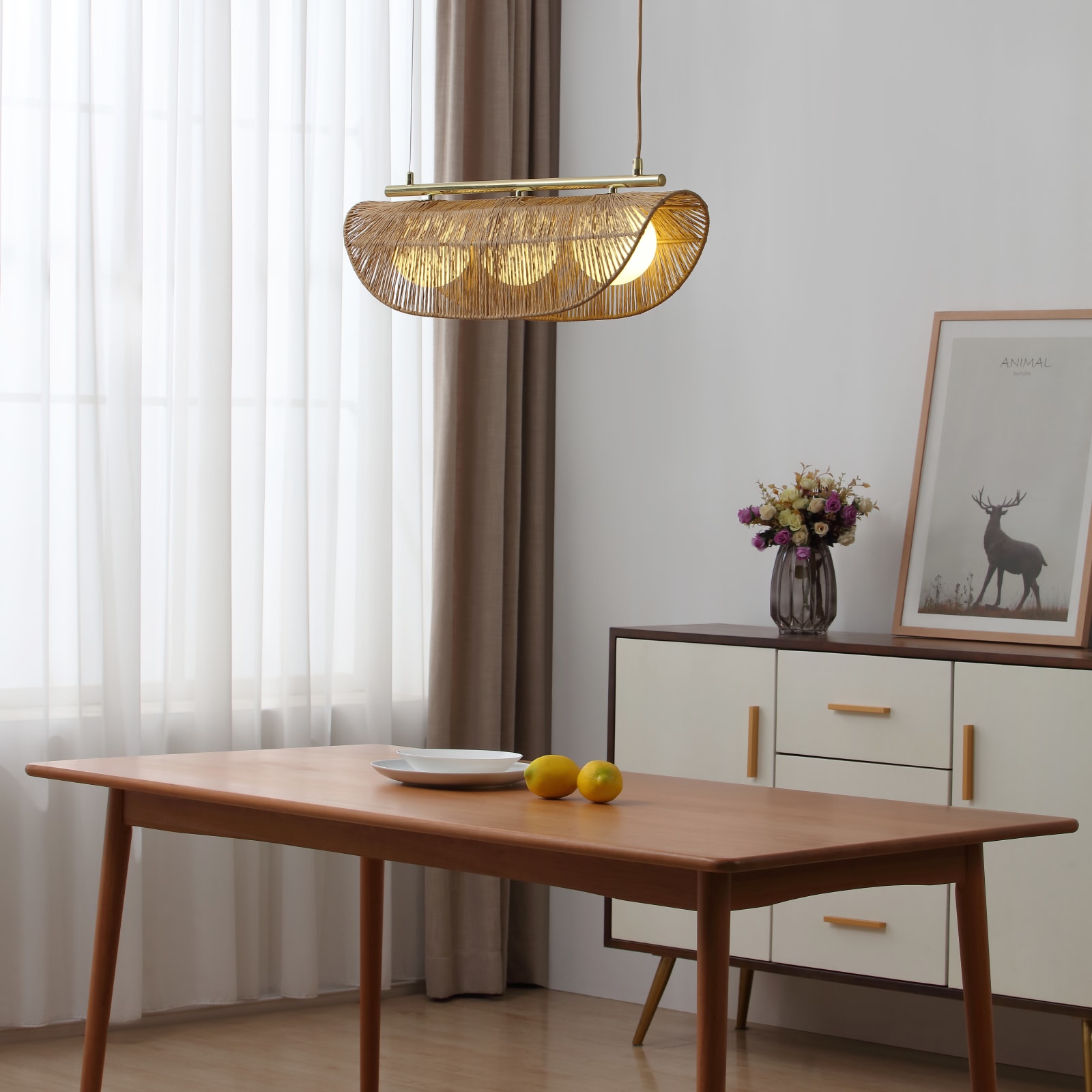 Sovev 3 Light Pendant — installation 1