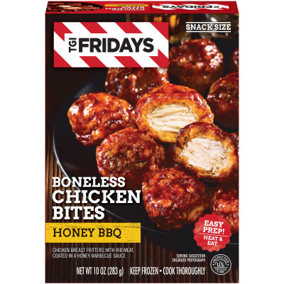 TGI Fridays Honey BBQ Boneless Chicken Bites, 10 oz Box