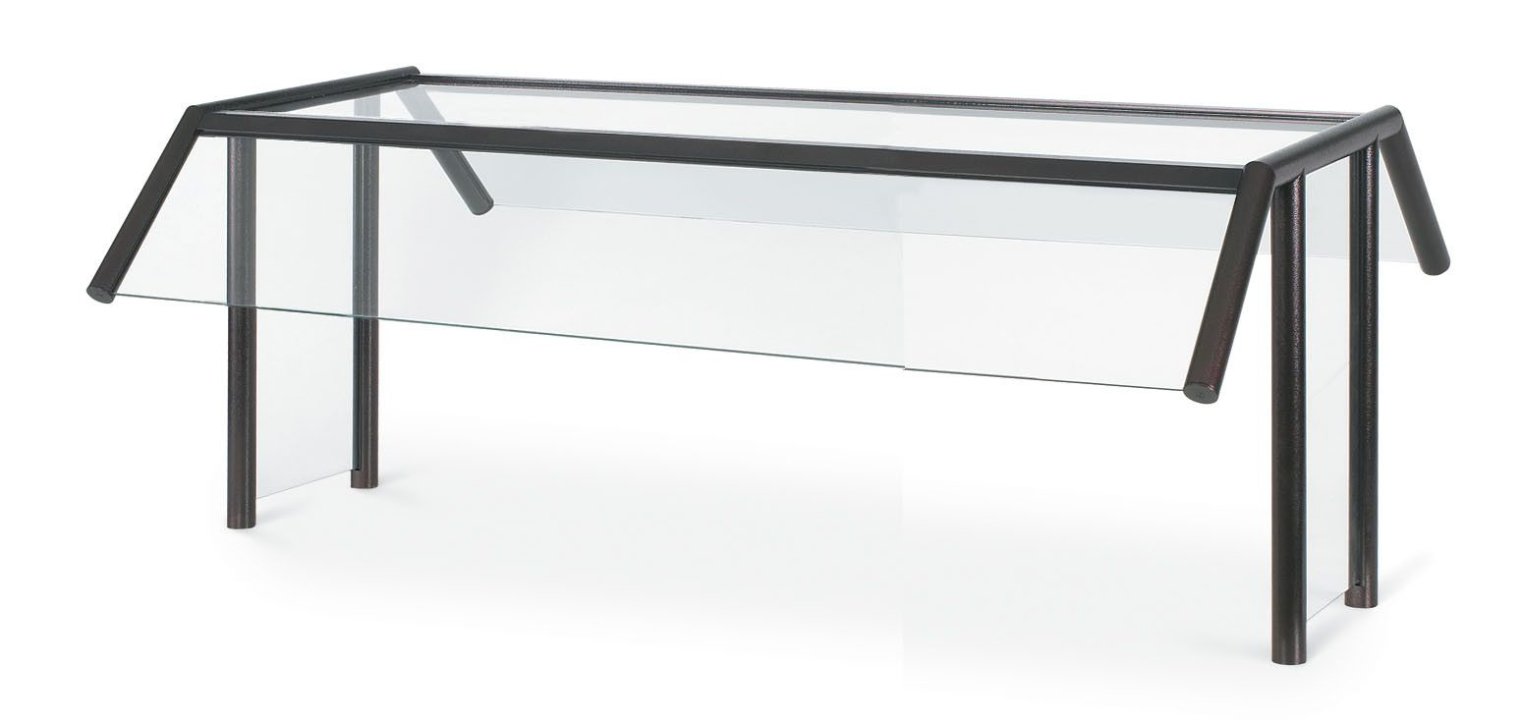 45-inch 3-well double-sided buffet breath guard