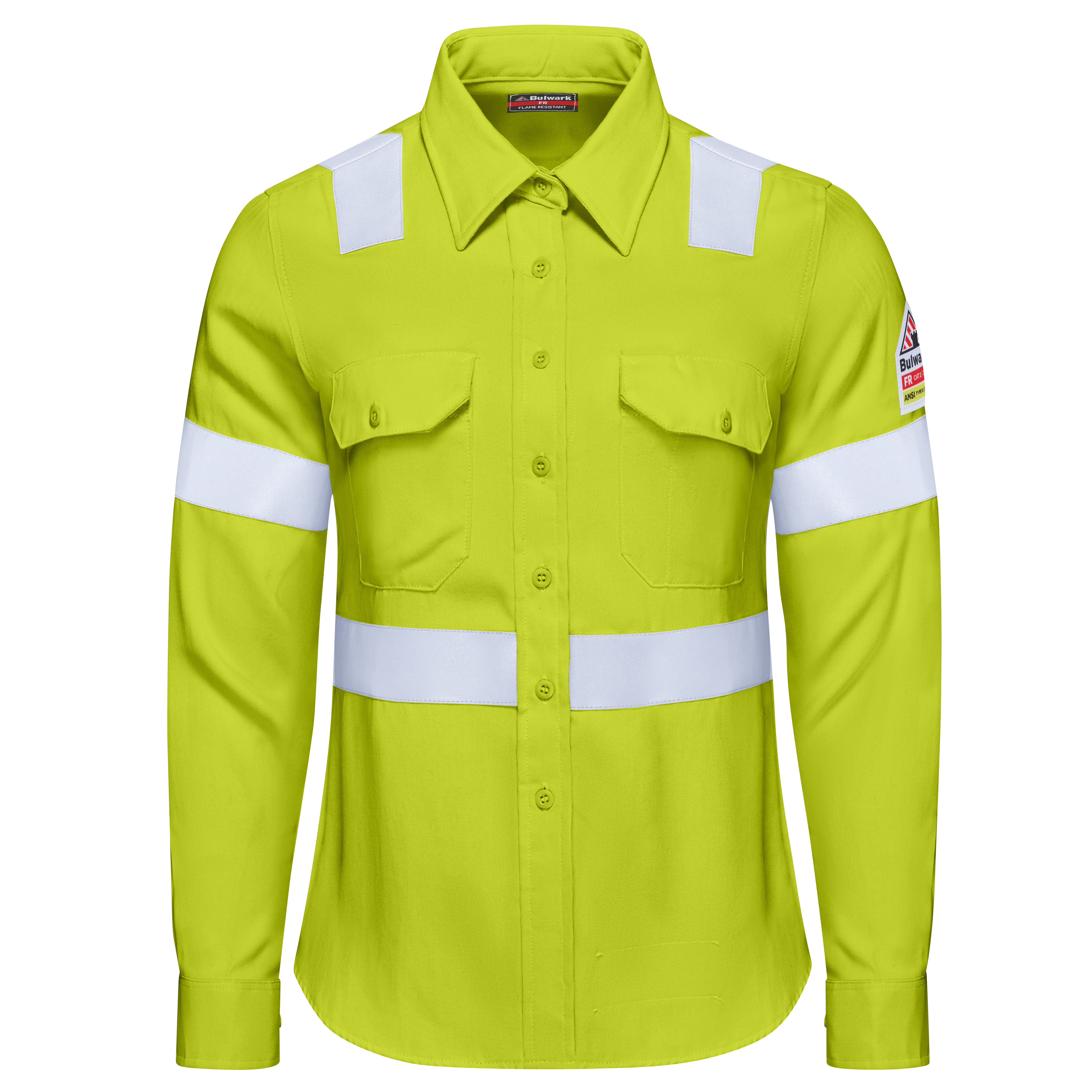 Women‘s Hi-Visibility Work Shirt-Bulwark