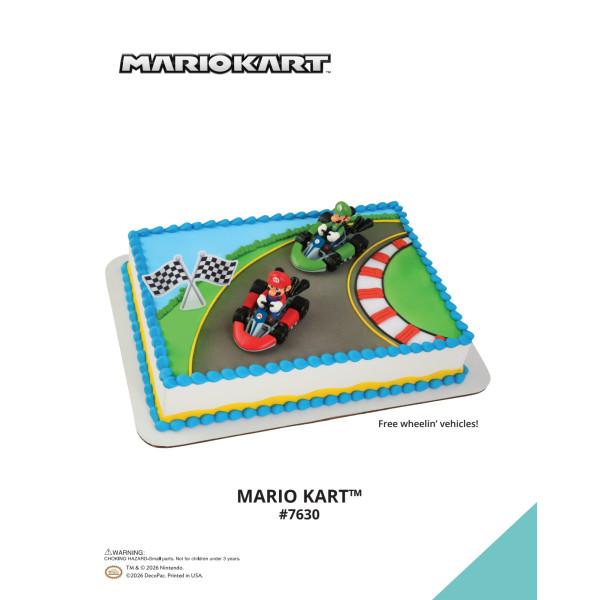 Mario Kart™ The Magic of Cakes® Icing Only Page