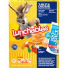 Lunchables Turkey & Reduced Fat Cheddar Cheese Cracker Stackers Capri Sun Fruit Punch 100% Juice & Gummy Worms, 9.2 oz Box