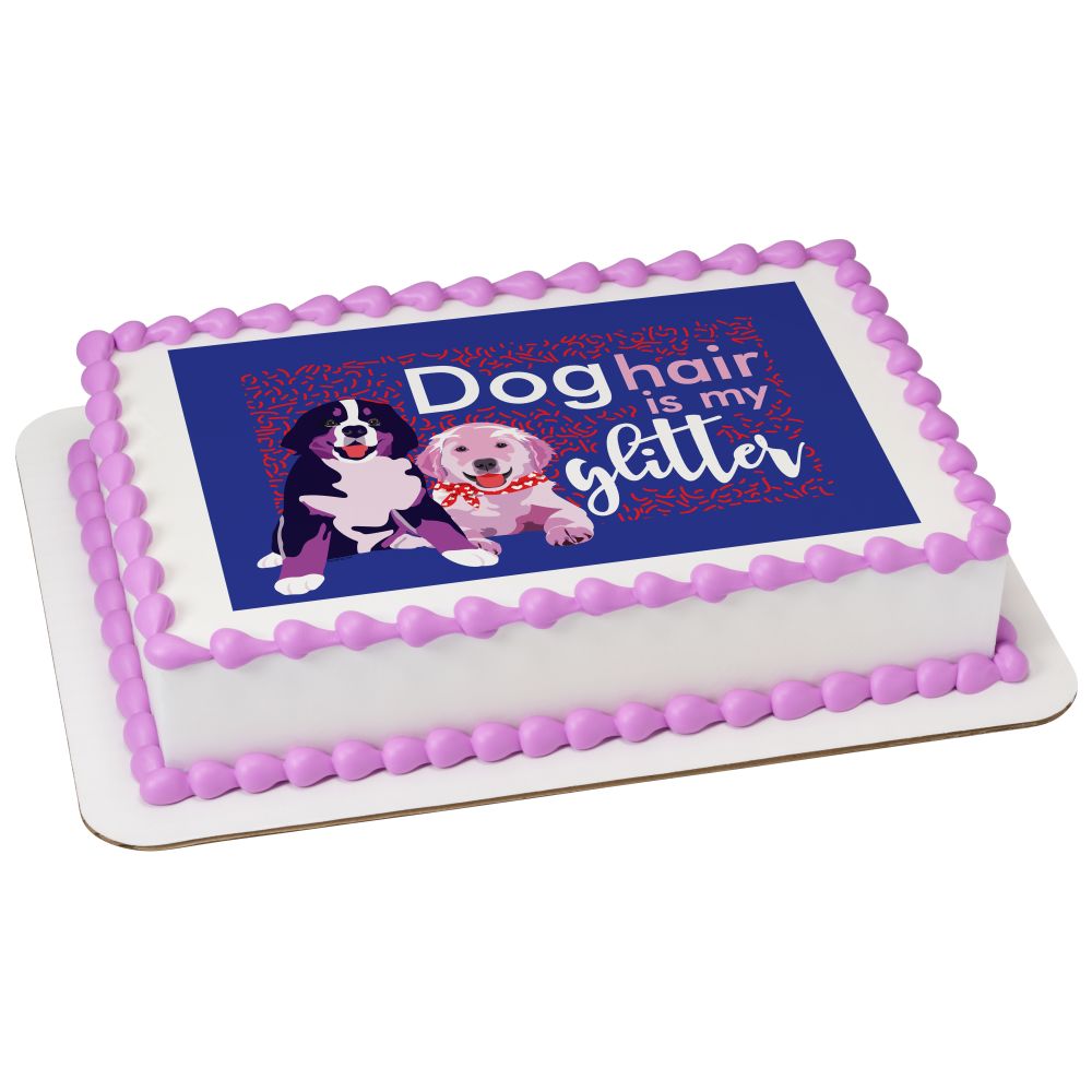 Image Cake Dog Hair Is My Glitter