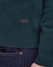 Essential Crew-Neck Jumper Evergreen