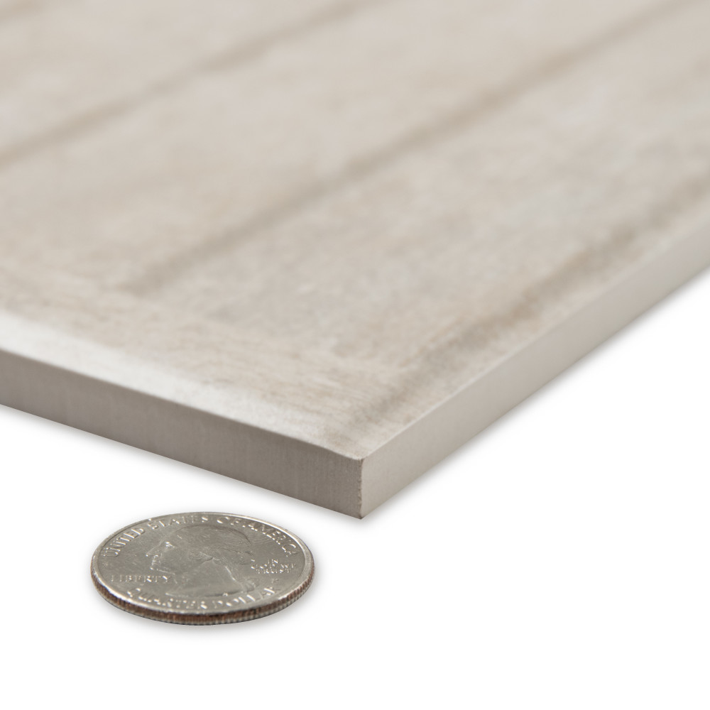 Habanera Decor Beige 11-7/8 in. x 35-1/2 in. Ceramic Wall Tile