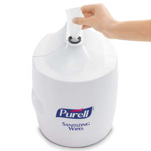 Gojo, PURELL, Hand Sanitizing Wipes Wall Dispenser High-Capacity, White