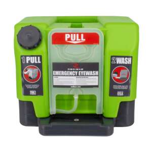 RADREW01112, Radians, 12 Gal. Emergency Eyewash Station, High Visibility Green