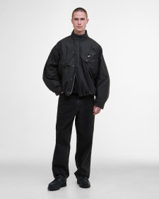 Barbour International x Saturdays NYC SNYC Lightweight Waxed Jacket Classic Black