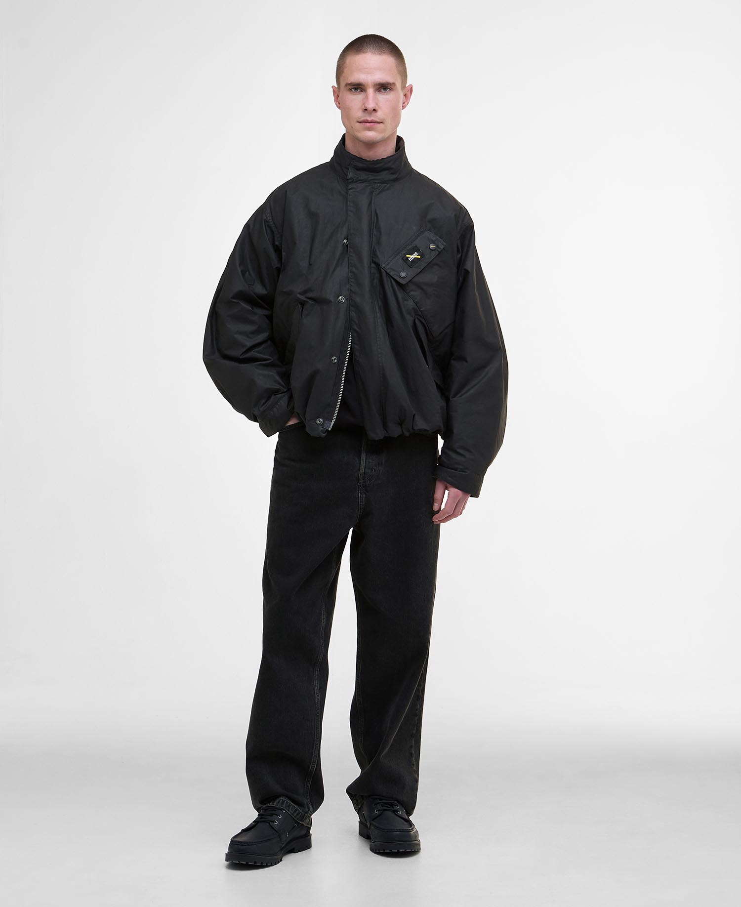 Barbour International x Saturdays NYC SNYC Lightweight Waxed Jacket image number 1