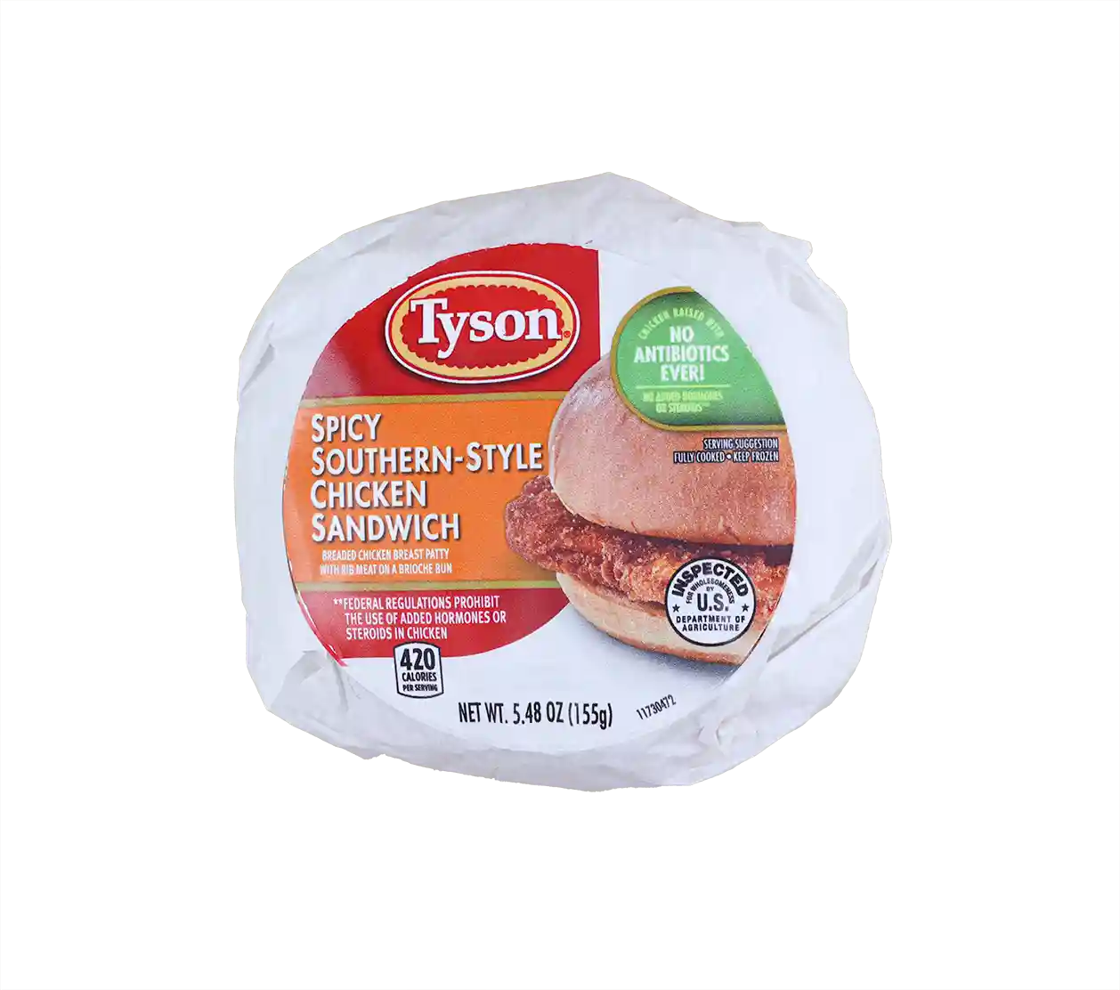 Tyson® Butcher-Wrapped Spicy Southern Style Chicken Sandwich_image_21