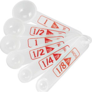 Measuring Spoons, Pack of 6