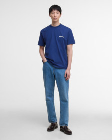 Bowery Oversized Graphic T-Shirt Inky Blue