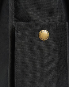 Essential Waxed Messenger Bag Classic Black