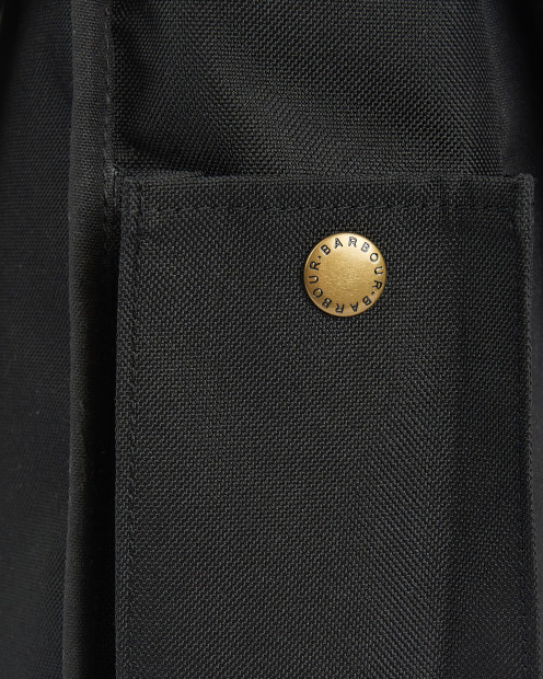Essential Waxed Messenger Bag Classic Black
