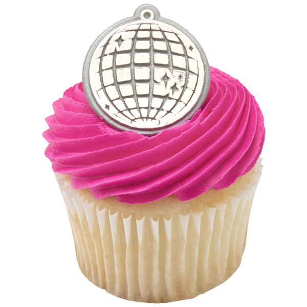 Disco Ball Cupcake Rings