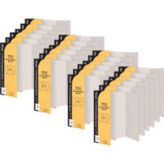 Tri-Fold Corrugated Presentation Board, 36" x 48", White, Pack of 24