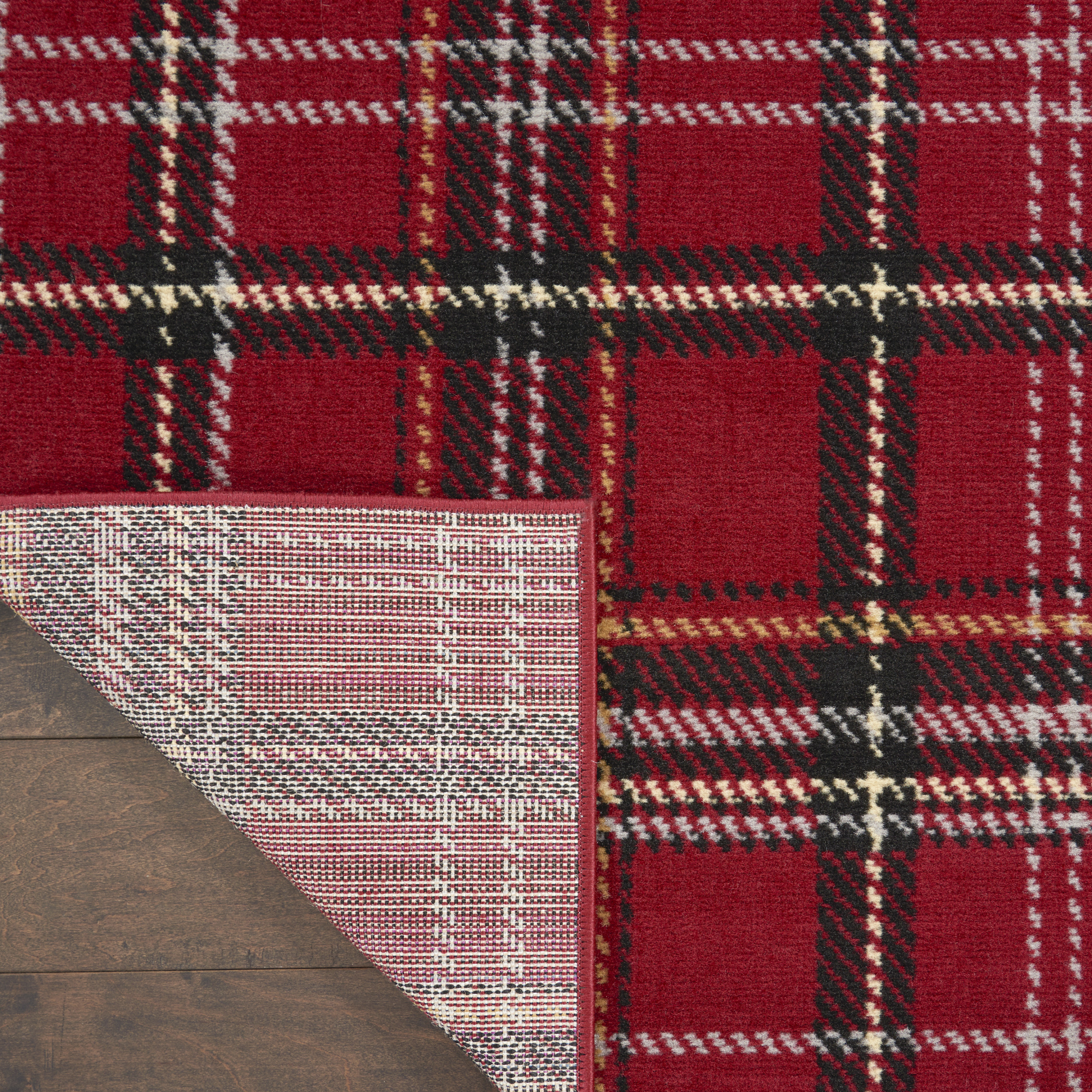Nourison Grafix 3' x 5' Red Rustic Indoor Rug