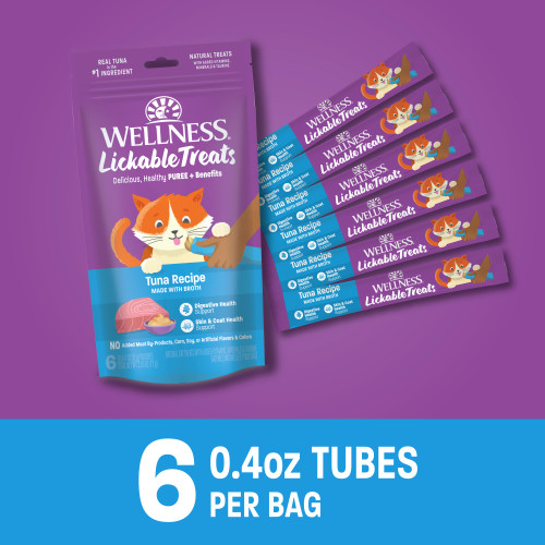 The benifts of Wellness Lickable Treats Tuna